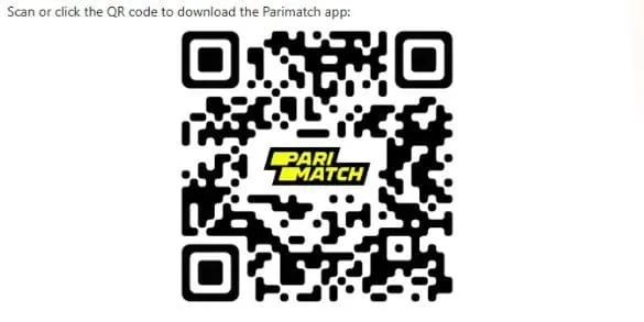 Parimatch app QR