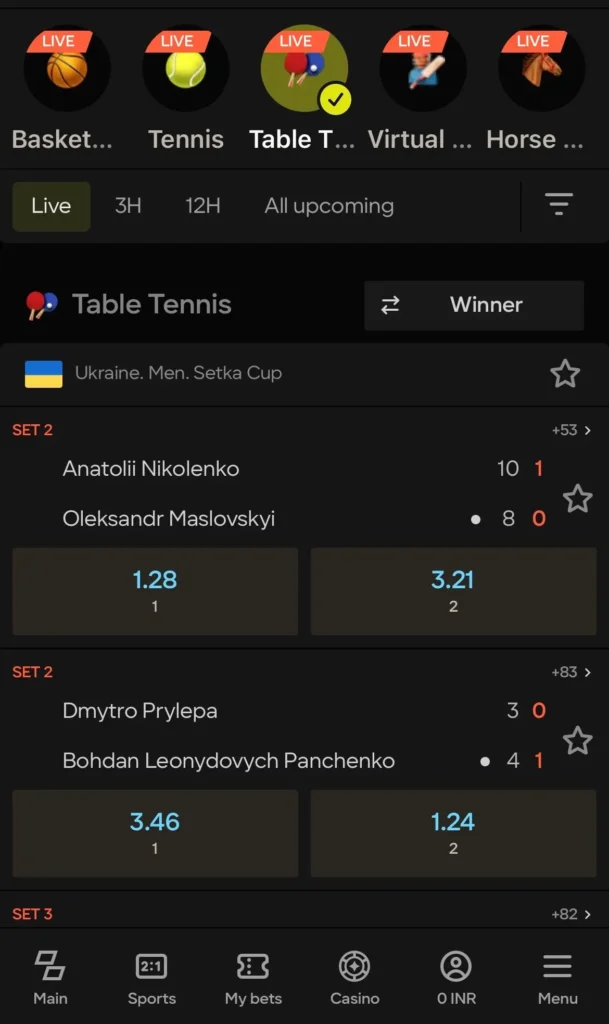 sports betting Parimatch