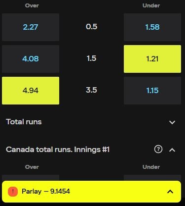 Parimatch online cricket betting