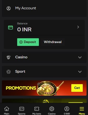 Parimatch kabaddi betting deposit