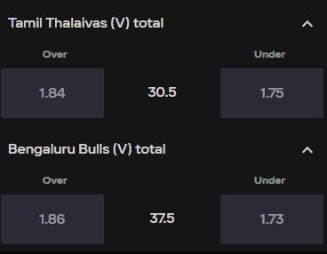 pre match Kabaddi betting online