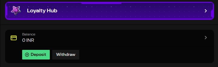 Parimatch deposit on desktop