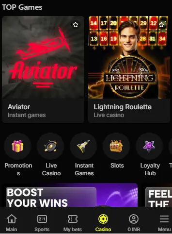 Crypto casino gaming Parimatch
