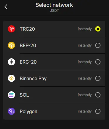 Parimatch crypto deposit