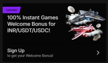Parimatch crypto bonus instant games