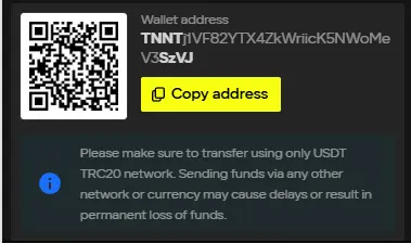 Parimatch casino crypto deposit