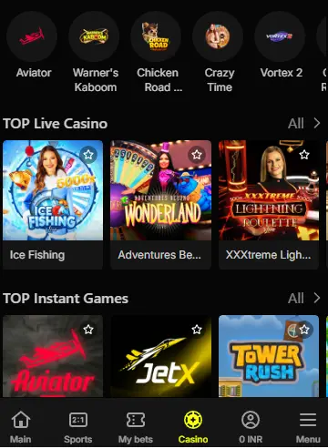 Parimatch casino crypto games