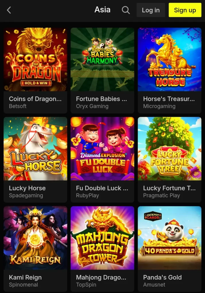 Parimatch asian slots