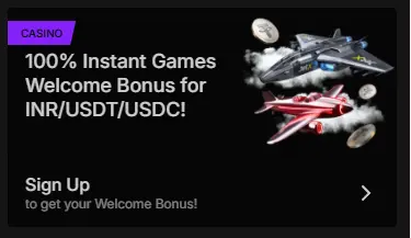Parimatch crypto instant games bonus