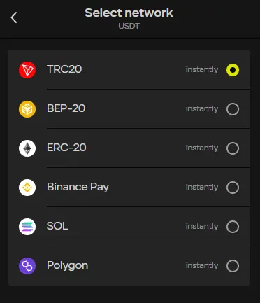 Parimatch casino crypto deposit