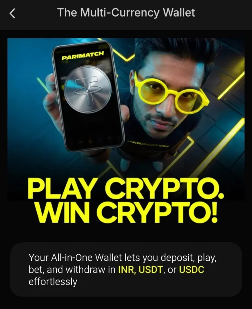 Parimatch Crypto Betting